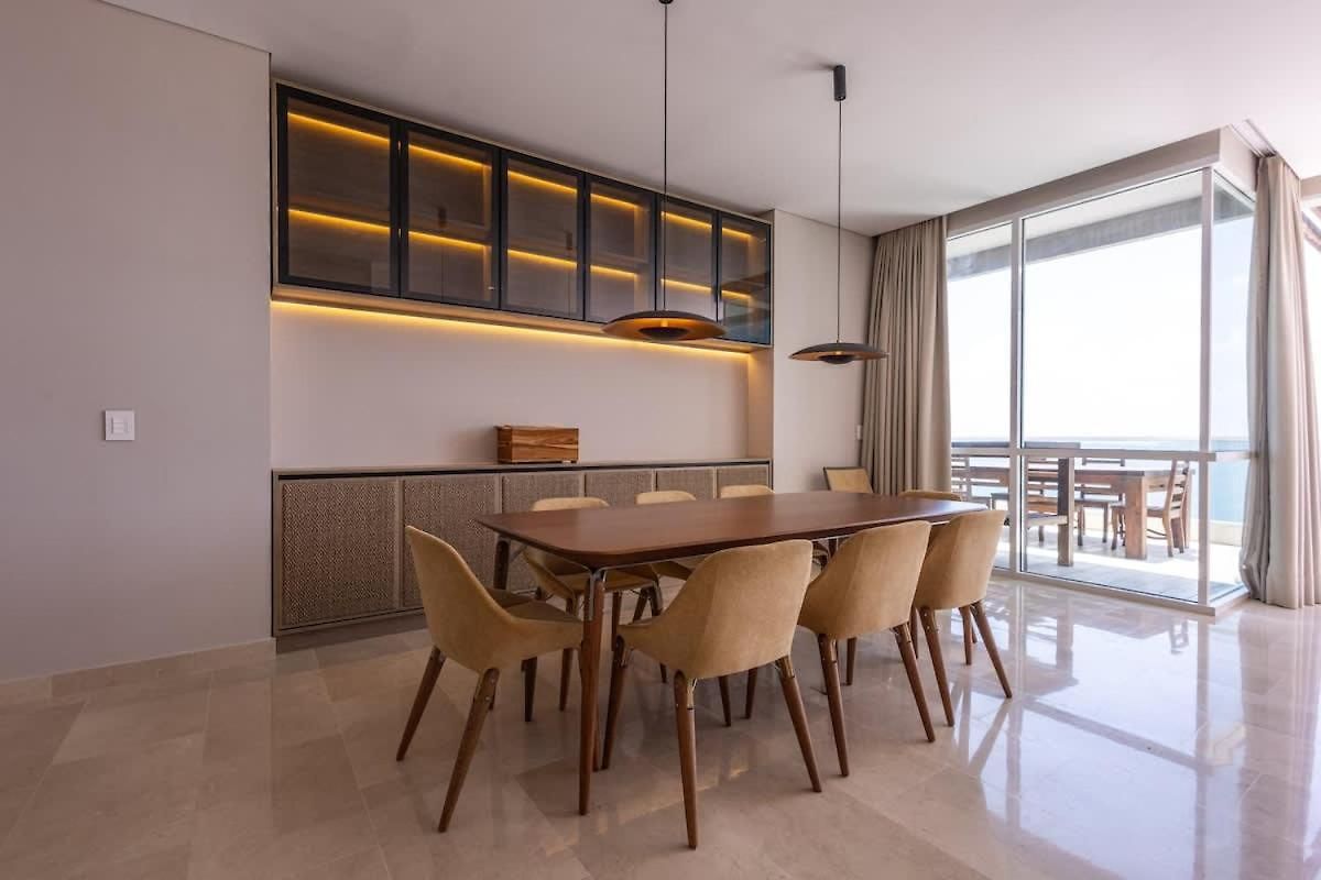 Caribbean Sea Views 3br Penthouse F1 Apartamento Cartagena
