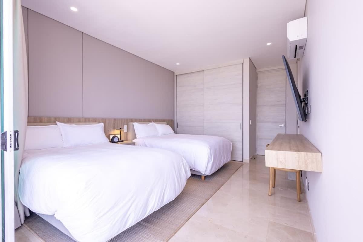 Caribbean Sea Views 3br Penthouse F1 Apartamento Cartagena