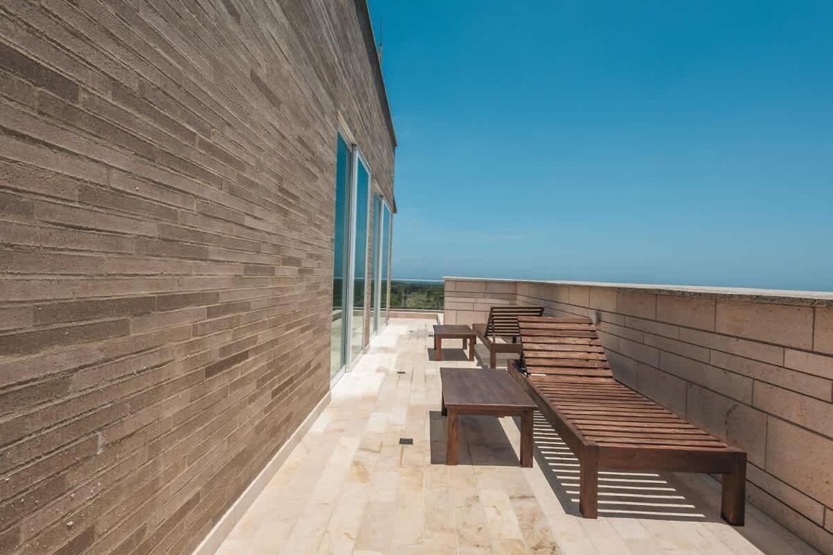 Caribbean Sea Views 3br Penthouse F1 Apartamento Cartagena